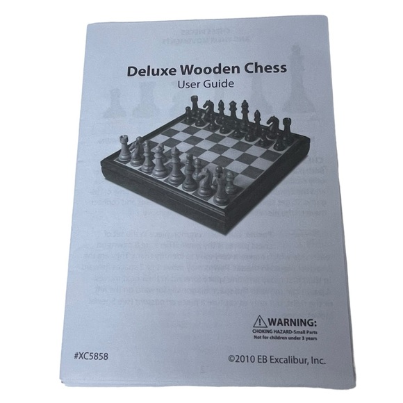 Excalibur Artisan Games Premium Grade Deluxe Wooden Wood Chess Set 3.25” King - Picture 8 of 16